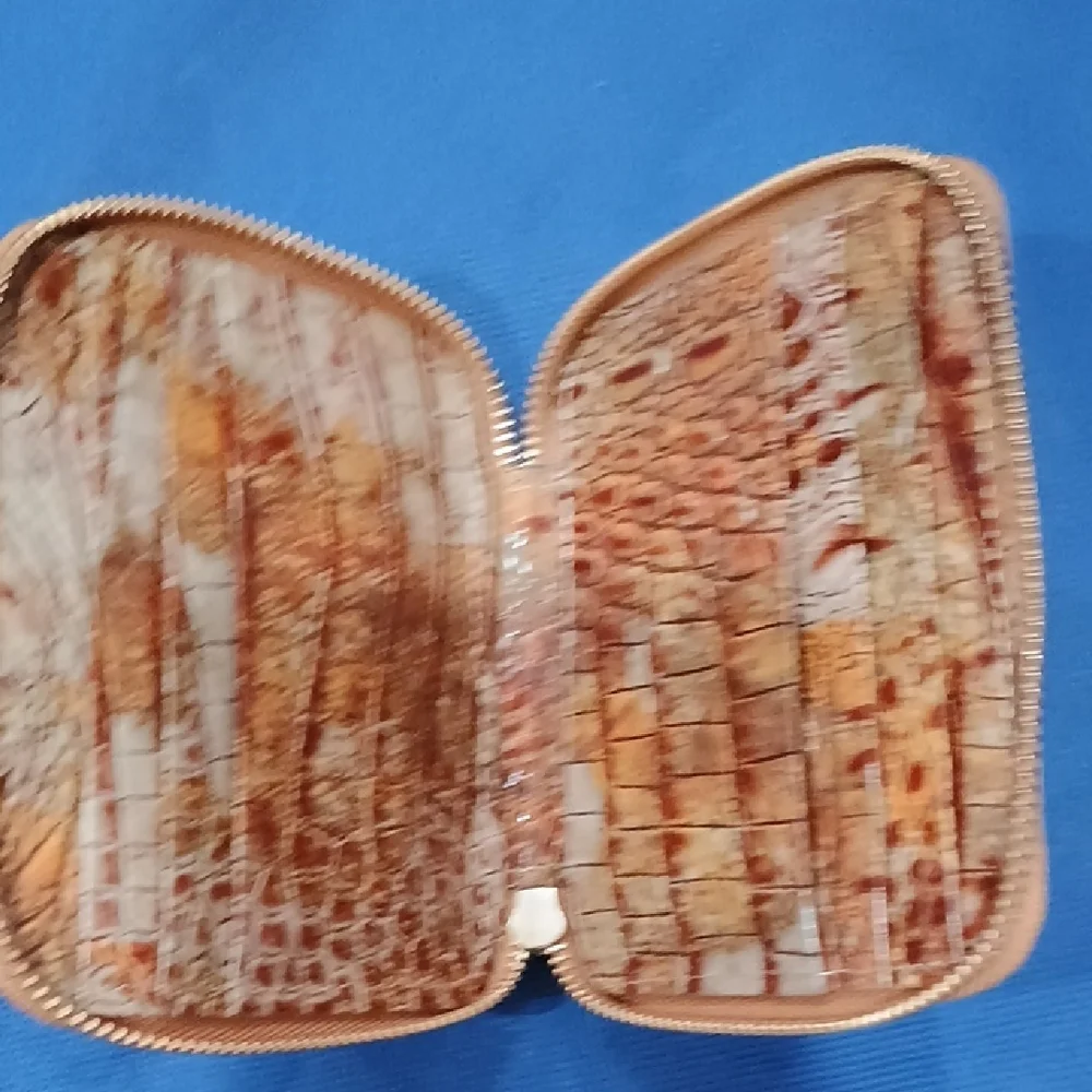 Brahmin Embossed Leather Wallet in Brown and Tan - Picture 4 of 5